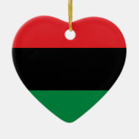 Pan African Flag & Unia Flag Symbol /Kwanzaa Heart