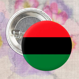 Pan African Flag & UNIA Symbol / sports fan 3 Cm Round Badge