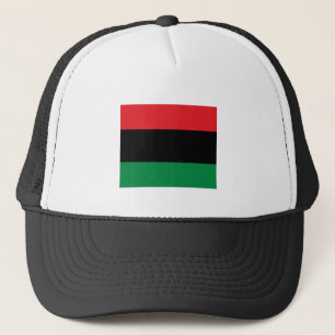 Pan African Flag & Unia Symbol / sports fan Trucker Hat