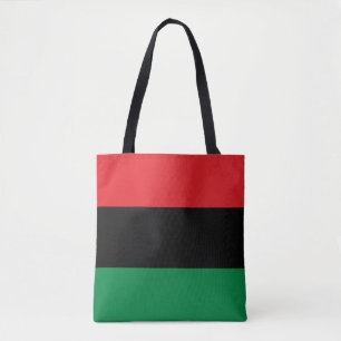 Pan African Flag & Union Symbol / sports fan Tote Bag