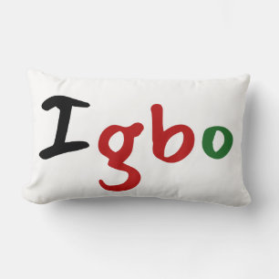 Pan African Igbo Lumbar Cushion