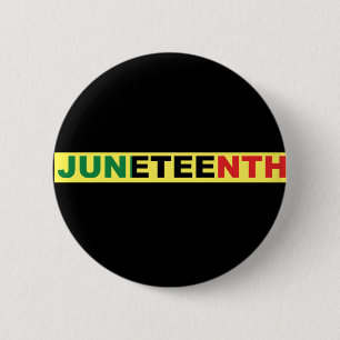 Pan African, Juneteenth 6 Cm Round Badge