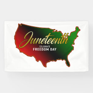 Pan African, Juneteenth  Banner