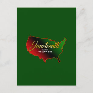 Pan African, Juneteenth Postcard