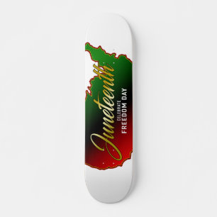 Pan African, Juneteenth  Skateboard