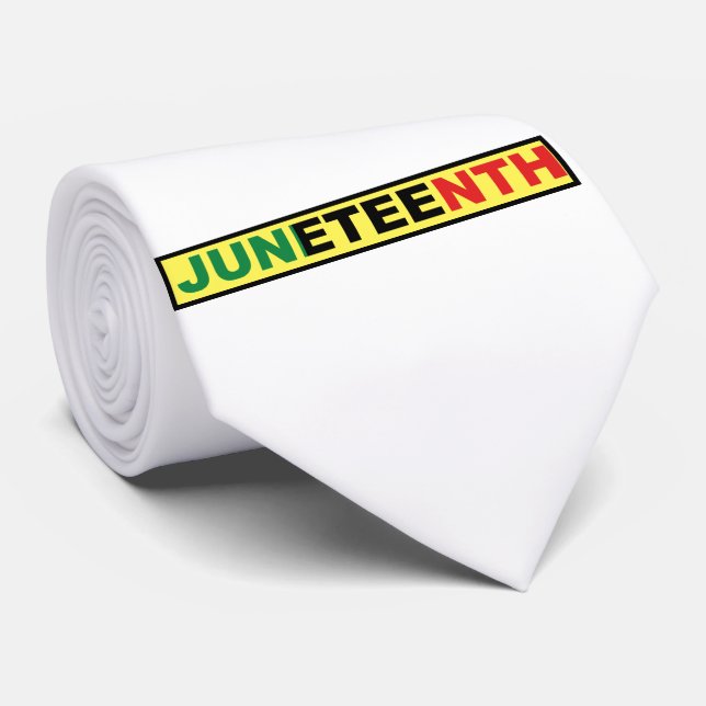 Pan African, Juneteenth White Tie (Rolled)