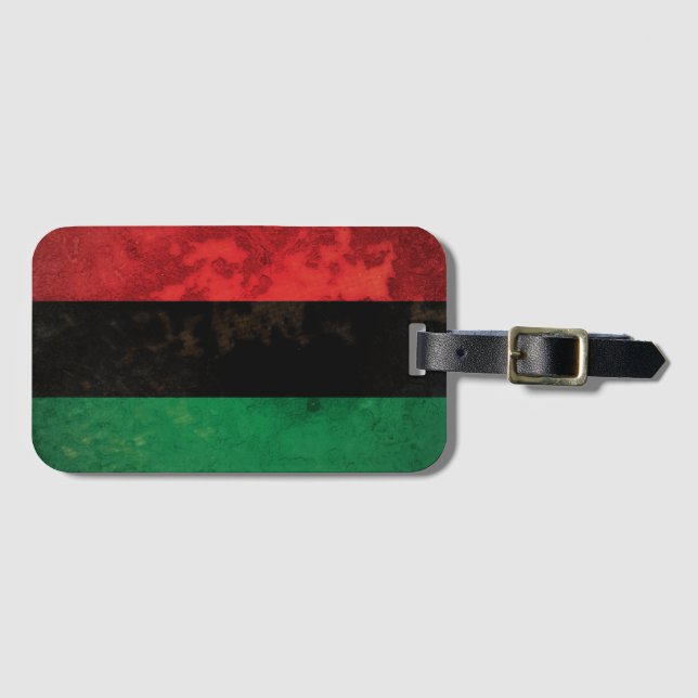 Pan-African Luggage Tag (Front Horizontal)