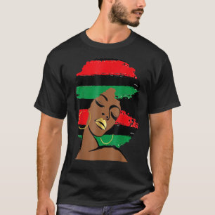 Pan African UNIA Flag Black History Afro American  T-Shirt