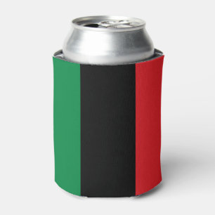 Pan African UNIA Flag Can Cooler
