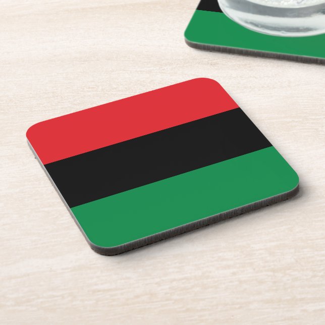 Pan African UNIA Flag Coaster (Left Side)