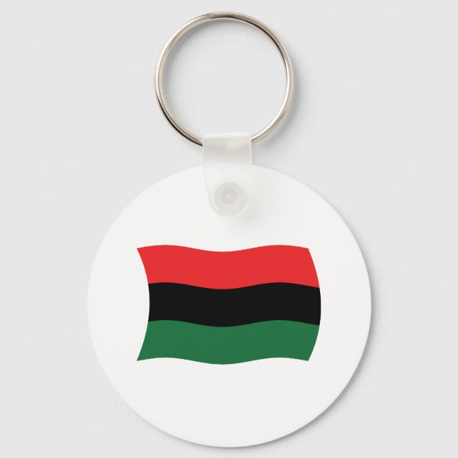 Pan African (UNIA) Flag Keychain (Front)