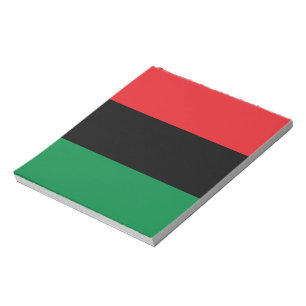 Pan African UNIA Flag Notepad