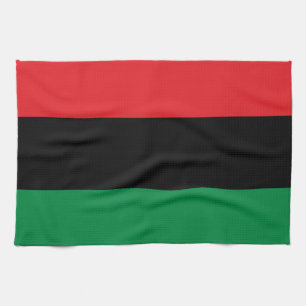 Pan African UNIA Flag Tea Towel
