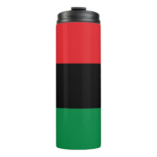 Pan African UNIA Flag Thermal Tumbler