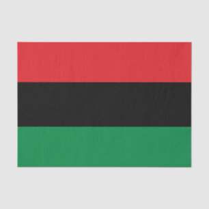 Pan African UNIA Flag Tissue Paper