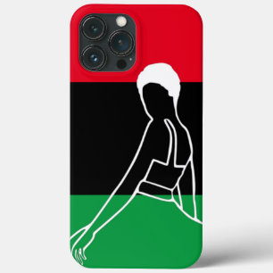 Pan African Women with a Short Afro iPhone 13 Pro Max Case