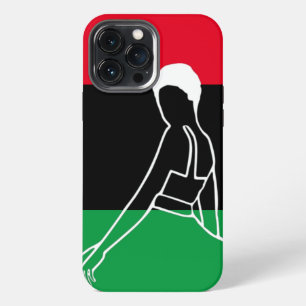 Pan African Women with a Short Afro iPhone 13 Pro Max Case