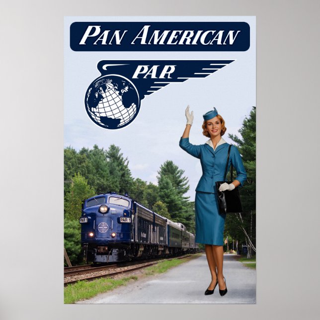 Pan American Railways Poster (Front)