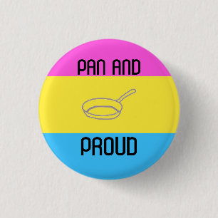 Pan and Proud 3 Cm Round Badge