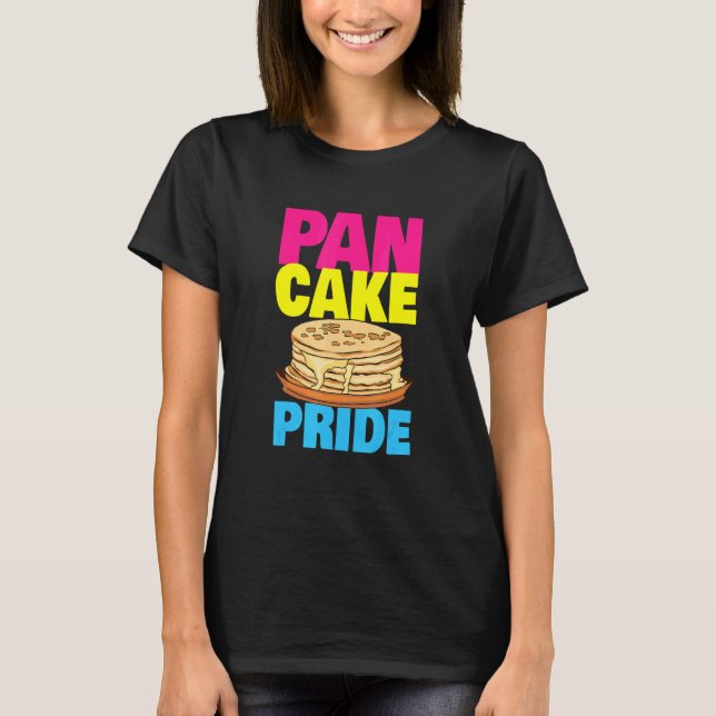 Pan Cake Pride Pansexual T-Shirt (Front)