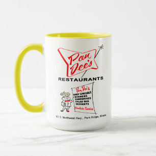 Pan Dee's Restaurant, Park Ridge, Illinois Mug