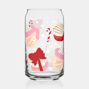 Pan Dulce Cafecito Mexican Christmas Can Glass
