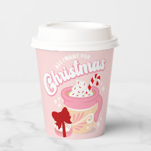 Pan Dulce y Cafecito Mexican Christmas Paper Cups