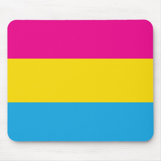 Pan Flag Mouse Pad (Front)