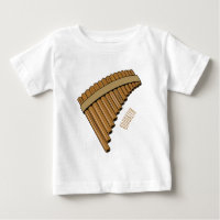 Pan flute / panpipes cartoon illustration