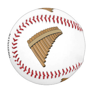 Pan flute / panpipes cartoon illustration baseball