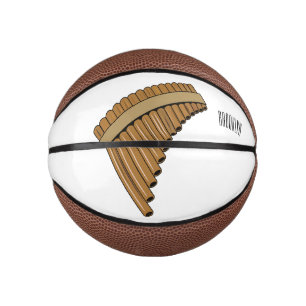 Pan flute / panpipes cartoon illustration  mini basketball