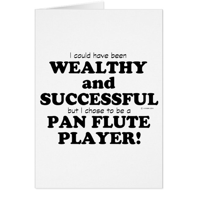 Pan Flute Wealthy & Successful (Front)