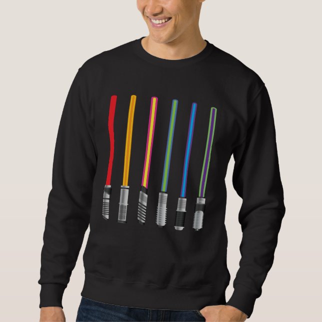 Pan Love Trans Coming Out Homo LGBTQ Supporter Que Sweatshirt (Front)