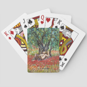 PAN, OLIVE TREE AND POPPY FIELDS PLAYING CARDS