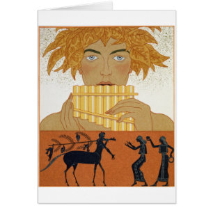 Pan Piper, illustration from 'Les Mythes' by Paul