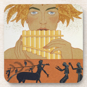 Pan Piper, illustration from 'Les Mythes' by Paul Coaster