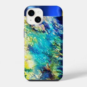PAN PLAYING FLUTE AND DEER IN GREEN WOODLAND iPhone CASE