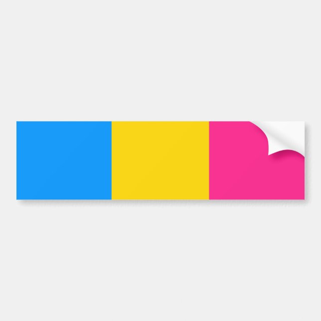 Pan Pride Bumper Sticker (Front)