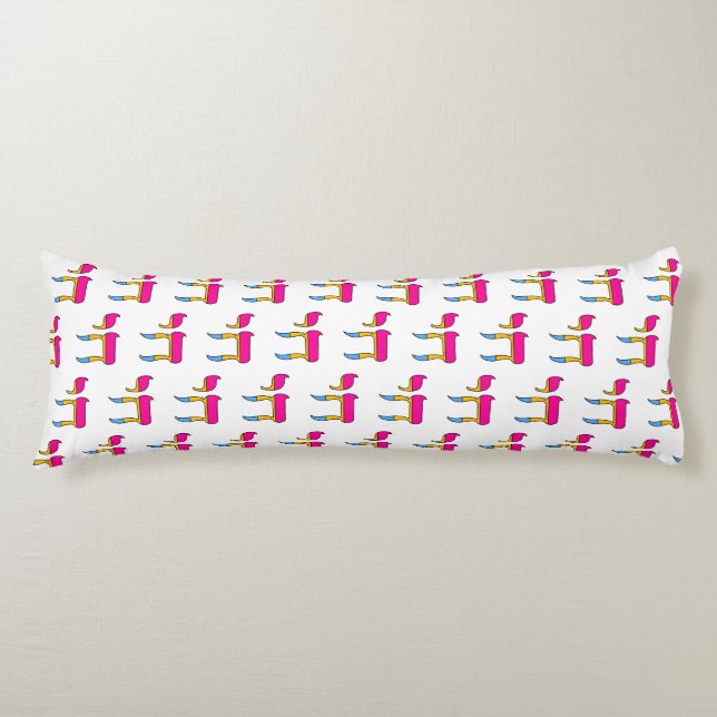 Pan Pride Flag Chai Body Cushion (Front)