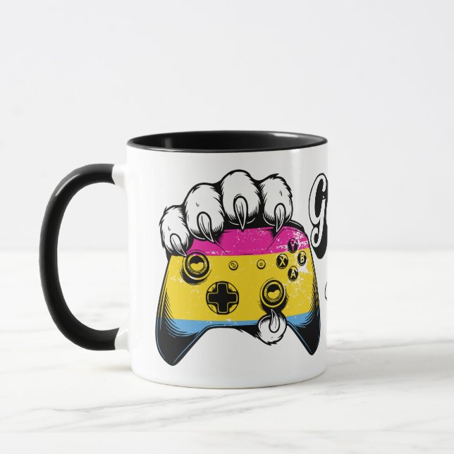 Pan Pride Game On Tiger Paw Controller Mug 2026 (Left)