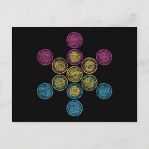 pan Sacred circles Postcard