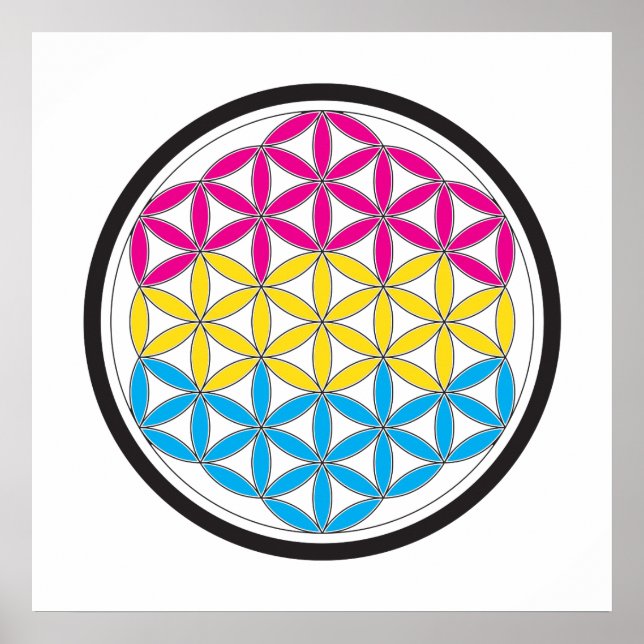 pan sacred geometry poster (Front)