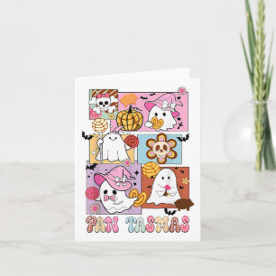 Pan Tasmas Ghost Pumpkin Spooky Conchas Halloween Card