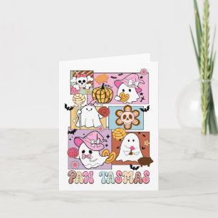 Pan Tasmas Ghost Pumpkin Spooky Conchas Halloween Card