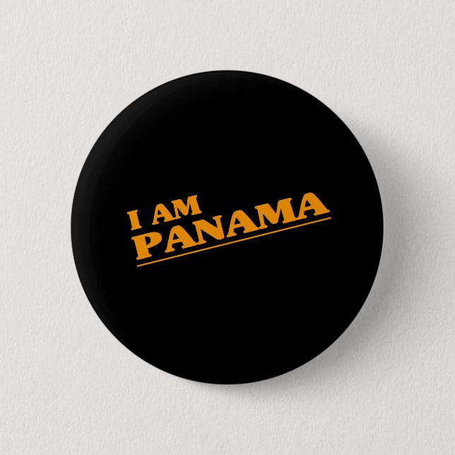 PANAMA 6 CM ROUND BADGE (Front)