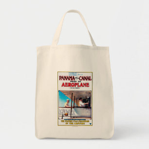 Panama and the Canal Aeroplane Movie Promo Poste Tote Bag