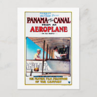 Panama and the Canal Aeroplane Movie Promo Poster