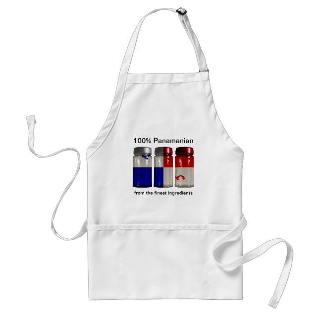 Panama Banner Spice Jars Apron (Front)