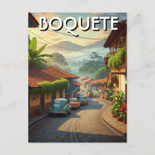 Panama Boquete Travel  Postcard