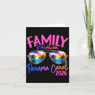 Panama C Vacation 2026 Souvenir Matching Family Gr Card